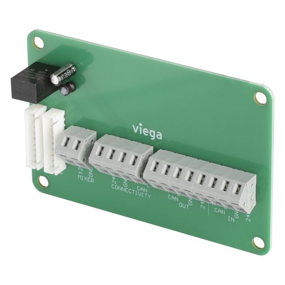 Viega Anschlussplatine 9121.0, zentral 24V CAN, inkl. Befestigungsset
