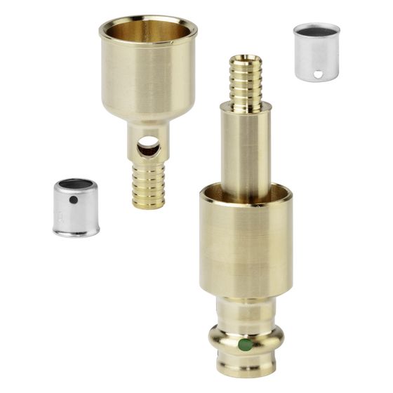 Viega Smartloop Anschlussset 2276.1, 28x12mm, Siliziumbronze