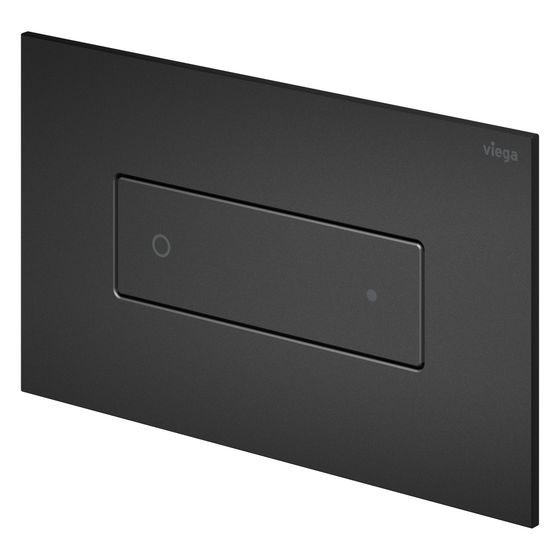 Viega Visign for Style 22 WC-Betätigungsplatte 8612.1 Edelstahl, Schwarz matt