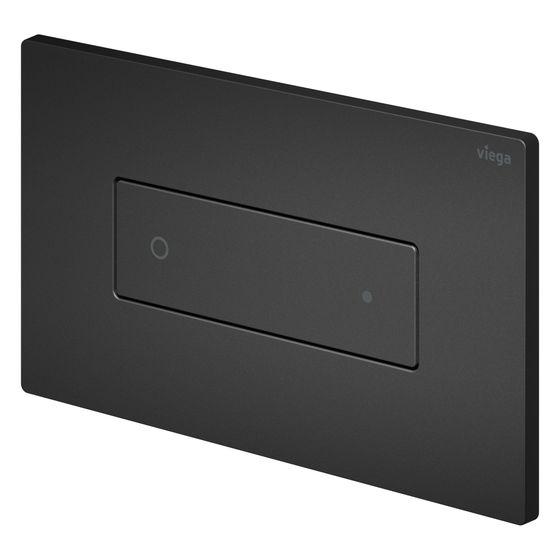 Viega Visign for Style 22 WC-Betätigungsplatte 8612.1, Kunststoff, Schwarz matt