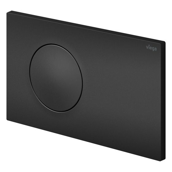Viega Visign for Style 26 WC-Betätigungsplatte 8616.1, Kunststoff, Schwarz matt