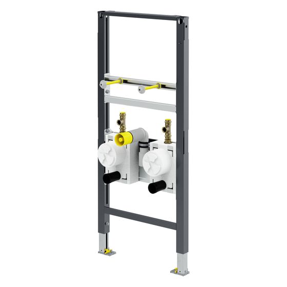 Viega Prevista Dry Waschtisch-Element 8537.32 Unterputz-Wasserzähler EAS Typ&nbsp;ISTA, 1120mm, Stahl