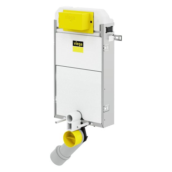 Viega Prevista Pure WC-Block mit Dusch WC-Anschluss 3H 8517, Bauhöhe 1077mm, Stahl verzinkt