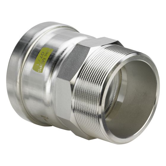 Viega Sanpress Inox G XL Übergangsstück 0211XL (Gas), d. 76,1mm x R 2 1/2