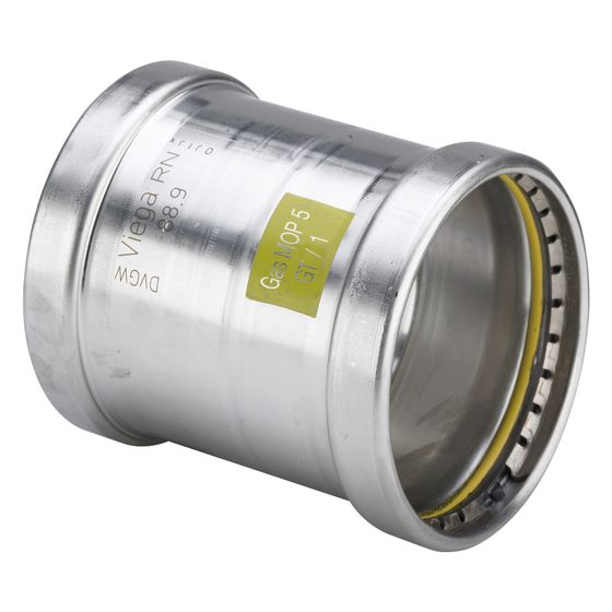 Viega Sanpress Inox G XL Schiebemuffe 0215.5XL, d. 76,1mm, Stahl nichtrostend