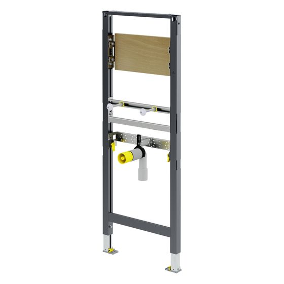 Viega Prevista Dry Waschtisch-Element 8540.31 für Unterputz-Wandarmatur, 1300mm, Stahl