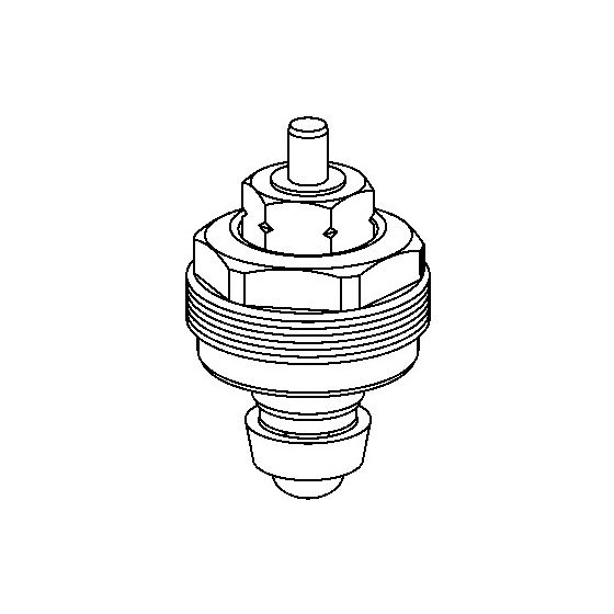 Viega Thermostatoberteil 1011.51 zu Heizkreisverteiler 1001.1, bis Baujahr 1997