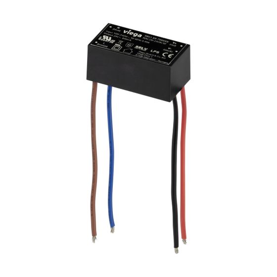 Viega AquaVip Netzteil 5841.71, Kabellänge 128mm, 24V, 0,83A, Schwarz