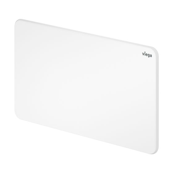 Viega WC Abdeckplatte 8660.1 für Prevista Visign&nbsp;for&nbsp;Style, Kunststoff, Weiß-Alpin