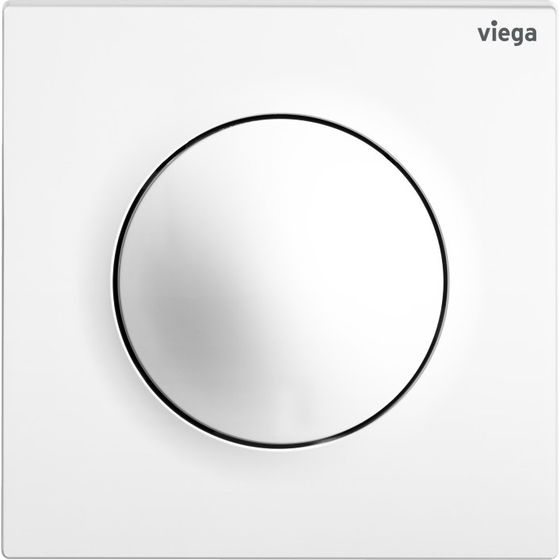 Viega Urinal Betätigungsplatte VfS 20 8610.2 aus Kunststoff in weiß-alpin