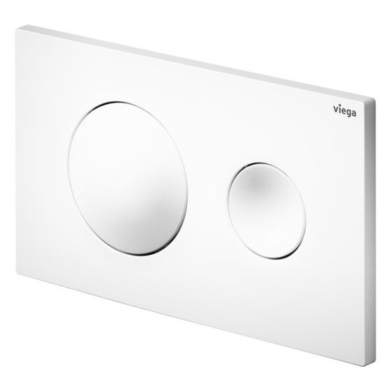 Viega Visign for Style 20 WC-Betätigungsplatte 8610.1, Kunststoff, Weiß-Alpin