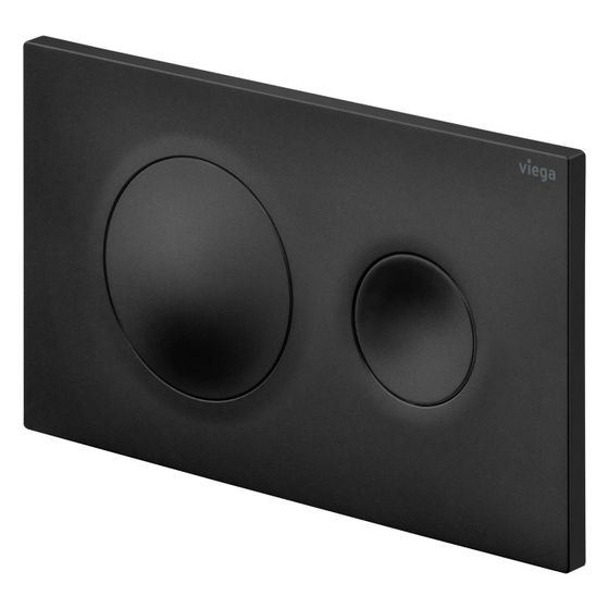 Viega Visign for Style 20 WC-Betätigungsplatte 8610.1, Kunststoff, Schwarz matt
