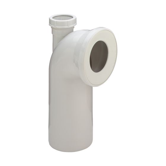 Viega WC Anschlussbogen 90 Grad 3811.1 in 50mm Kunststoff weiss