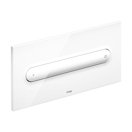 Viega Visign for Style 11 WC-Betätigungsplatte 8331.1, Kunststoff, Weiß-Alpin