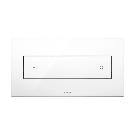 Viega Visign for Style 12 WC-Betätigungsplatte 8332.1, Kunststoff, Edelmatt