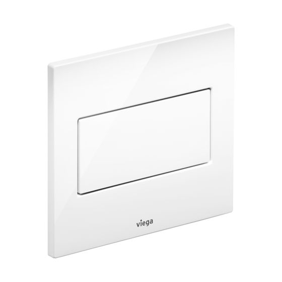 Viega Visign for Style 12 Urinal Fertigbauset 8332.2, Kunststoff verchromt