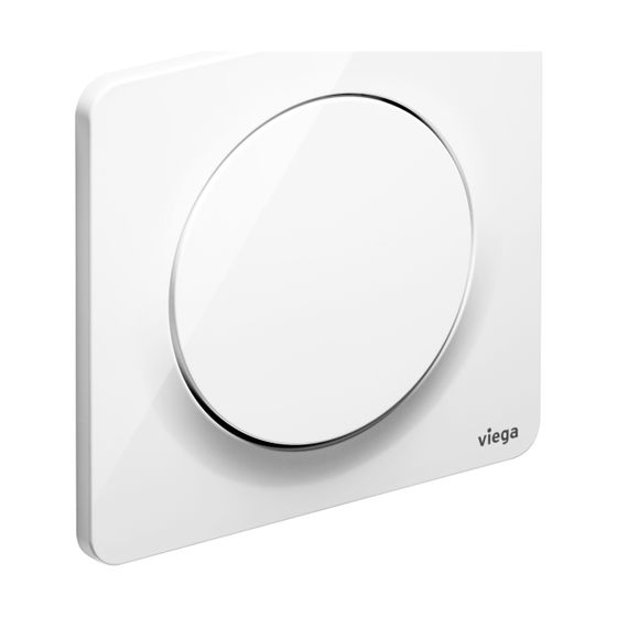 Viega Visign for Style 13 Fertigbauset 8333.2 für Urinal-Spülsystem, Kunststoff verchromt