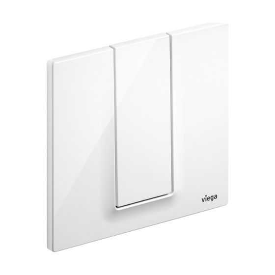 Viega Visign for Style 14 Fertigbauset 8334.2 für Urinal-Spülsystem, Kunststoff, Weiß-Alpin