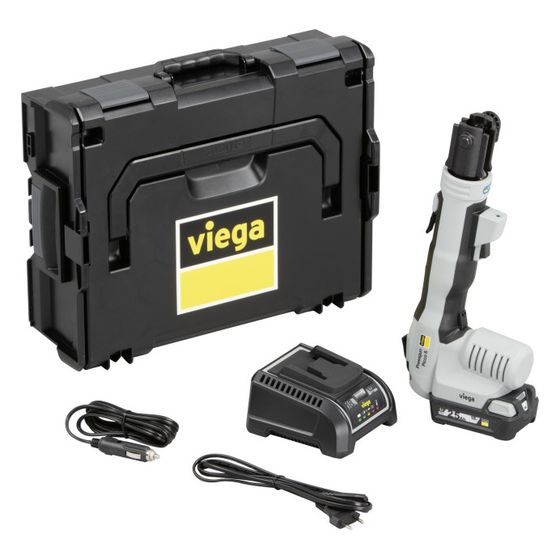 Viega Pressgun Picco 6 Presswerkzeug 2489.4, Akku und Ladegerät 18V/2,5 Ah