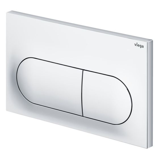 Viega Visign for Life 6 WC-Betätigungsplatte für Prevista 8602.1, Kunststoff verchromt
