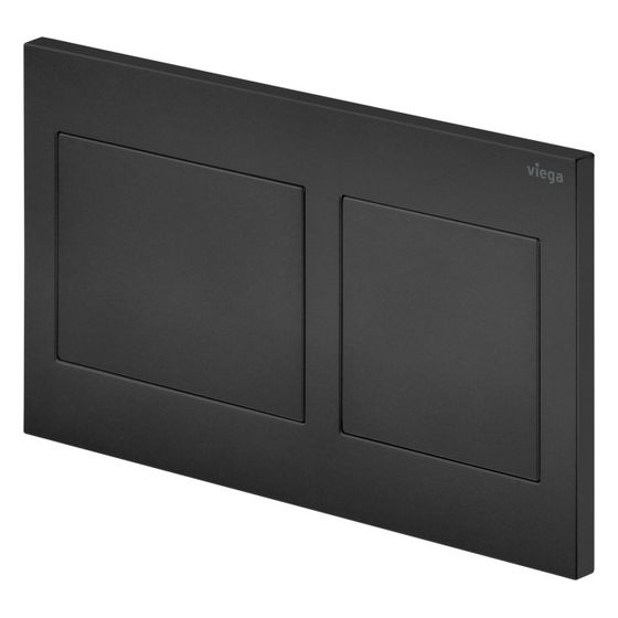 Viega Visign for Style 21 WC-Betätigungsplatte 8611.1, Kunststoff, Schwarz matt