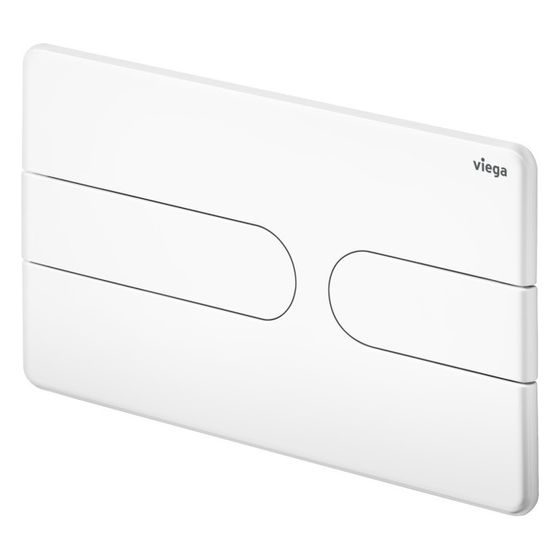 Viega Visign for Style 23 WC-Betätigungsplatte für Prevista 8613.1, Kunststoff, Weiß-Alpin