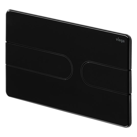 Viega Visign for Style 23 WC-Betätigungsplatte für Prevista 8613.1, Kunststoff, Schwarz