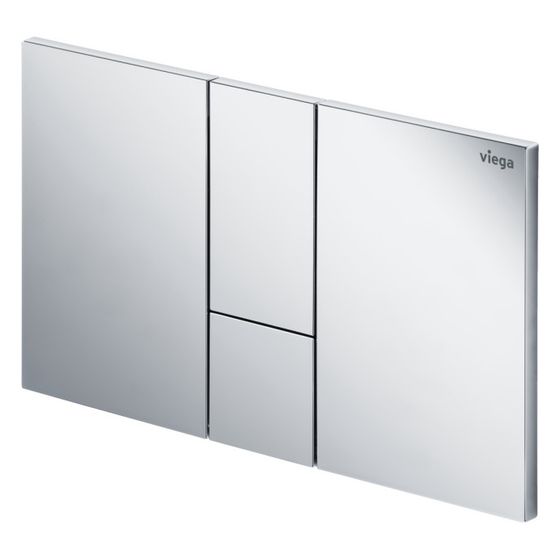 Viega Visign for Style 24 WC-Betätigungsplatte für Prevista 8614.1, Kunststoff verchromt