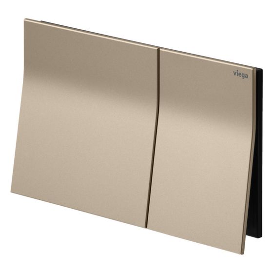 Viega Visign for More 200 WC-Betätigungsplatte für Prevista 8620.1 Metall, Kupfer/Goldfarben