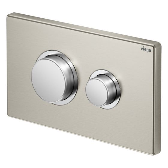 Viega Visign for Public 11 WC-Betätigungsplatte für Prevista 8631.1, Edelstahl gebürstet