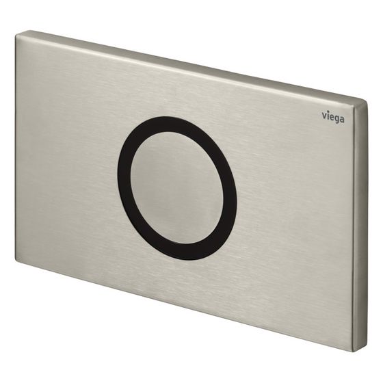Viega Visign for Public 12 WC-Betätigungsplatte für Prevista 8635.1, Edelstahl gebürstet