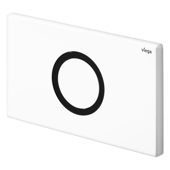 Viega Visign for Public 12 WC-Betätigungsplatte für Prevista 8635.1, Edelstahl, Verkehrsweiß