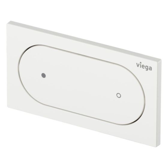 Viega Visign for Style 23 WC-Fernauslösung elektrisch für Prevista 8640.1, Kunststoff, Weiß-Alpin