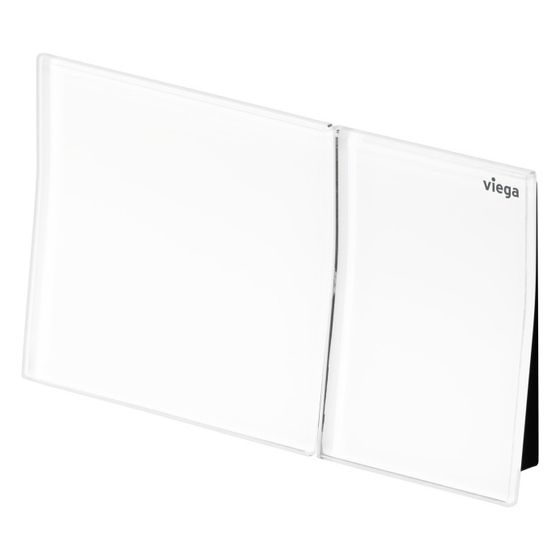 Viega Visign for More 200 WC-Fernauslösung elektrisch für Prevista 8641.1, Glas, Verkehrsweiß