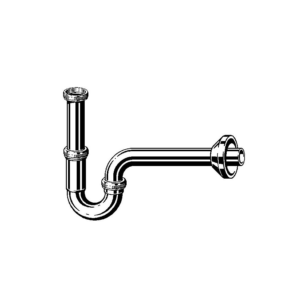 Viega Röhrengeruchverschluss Plus-Siphon 5611.5, 1 1/4" x 1 1/4, Schwarz matt... VIEGA-818142 4015211818142 (Abb. 3)