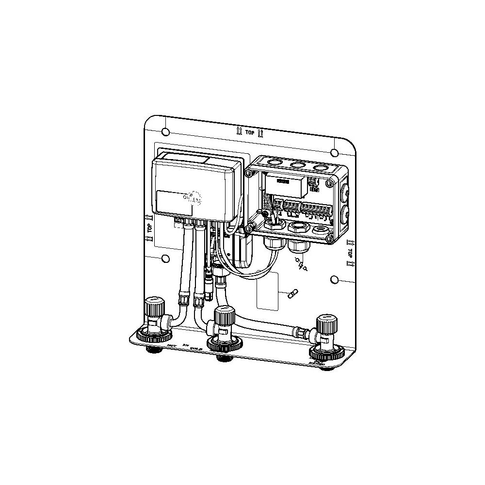 Viega AquaVip Duscheinheit 9120.2, 300x300x85mm, elektronisch 230V... VIEGA-827311 4015211827311 (Abb. 3)