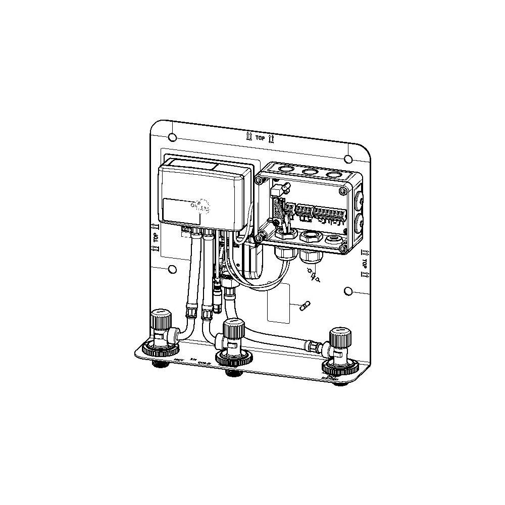 Viega AquaVip Duscheinheit 9120.3, 300x300x85mm, elektronisch CAN 24V... VIEGA-827328 4015211827328 (Abb. 3)