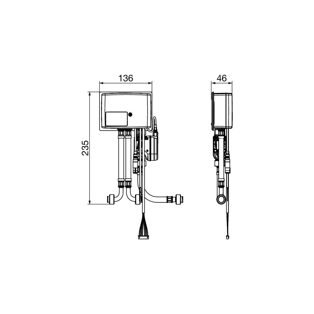 Viega Mischeinheit elektronisch 9120.8 zur Verwendung mit 9120.2, 9120.3, 100x150x60mm... VIEGA-827779 4015211827779 (Abb. 2)