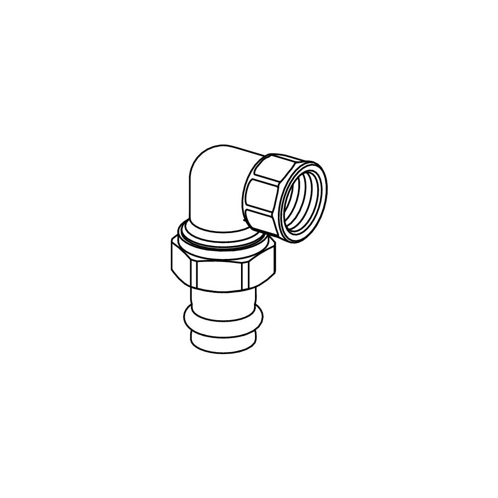 Viega Sanpress Übergangsverschraubung 90 Grad mit SC-Contur 2255, d. 35mm x Rp 1 1/4", Ro... VIEGA-132729 4015211132729 (Abb. 2)