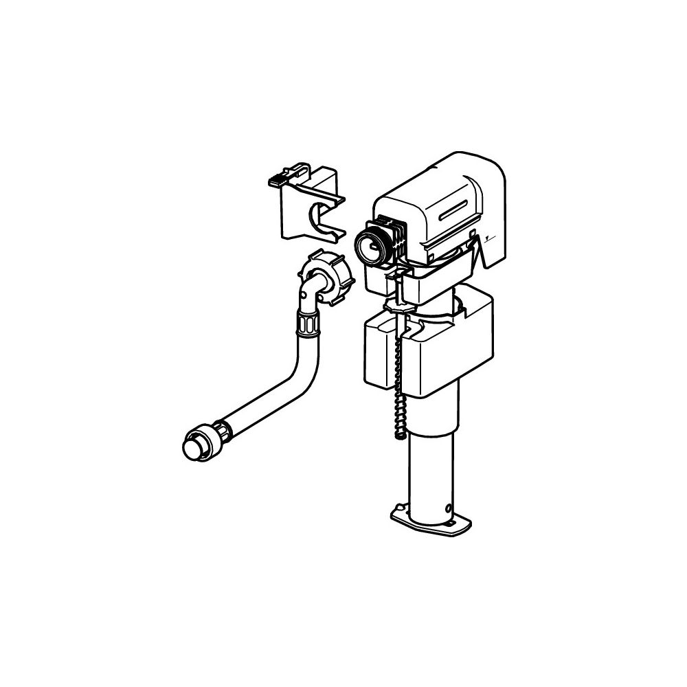 Viega Füllventilset 8580.3 für Unterputz-Spülkasten 3H, Kunststoff... VIEGA-786090 4015211786090 (Abb. 2)