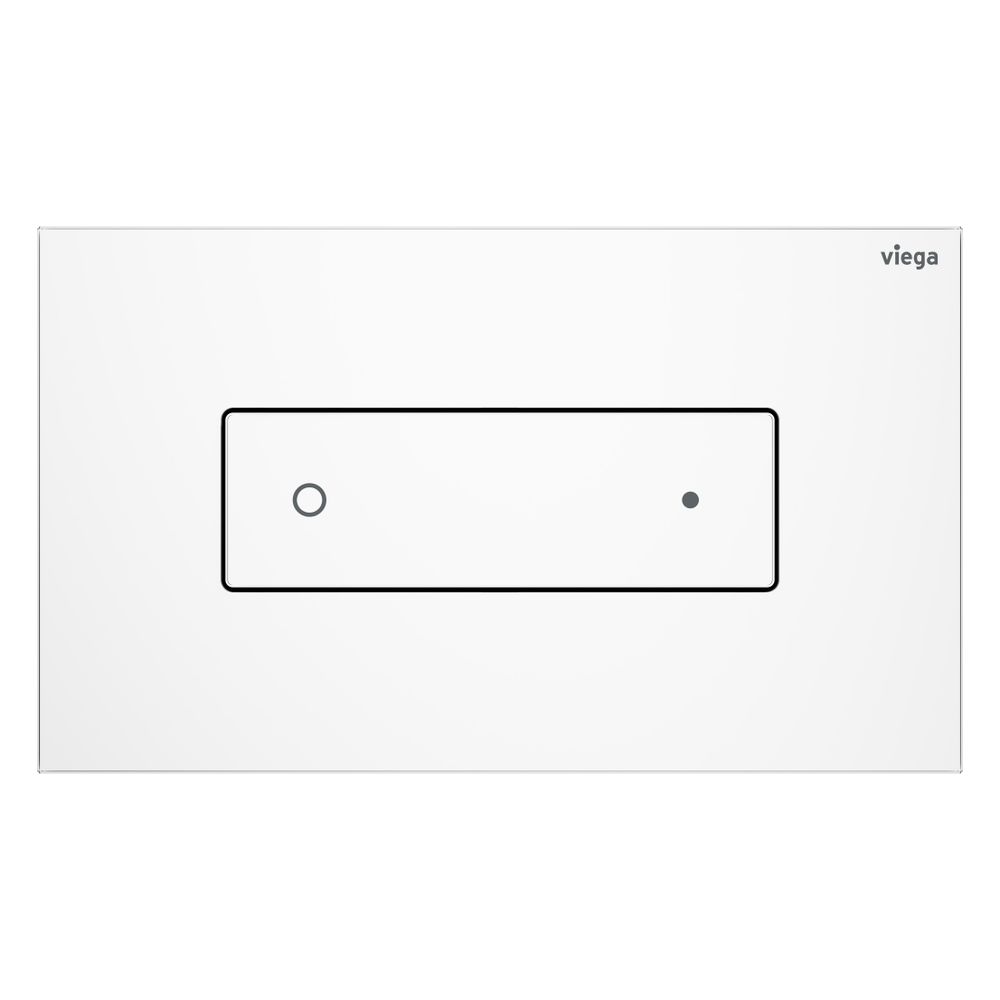 Viega Visign for Style 22 WC-Betätigungsplatte 8612.1 Glas, Weiß... VIEGA-832834 4015211832834 (Abb. 2)
