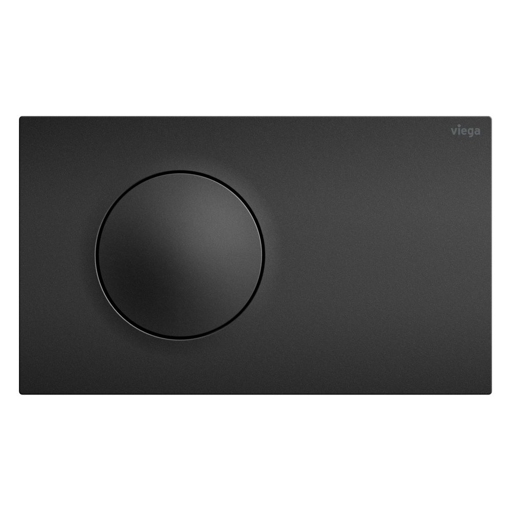 Viega Visign for Style 26 WC-Betätigungsplatte 8616.1, Kunststoff, Schwarz matt... VIEGA-831882 4015211831882 (Abb. 2)