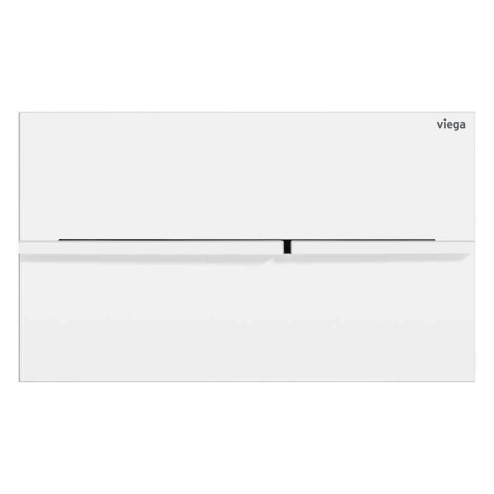 Viega Visign for More 204 WC-Betätigungsplatte für Prevista 8624.1 Edelstahl, Weiß matt... VIEGA-832520 4015211832520 (Abb. 2)