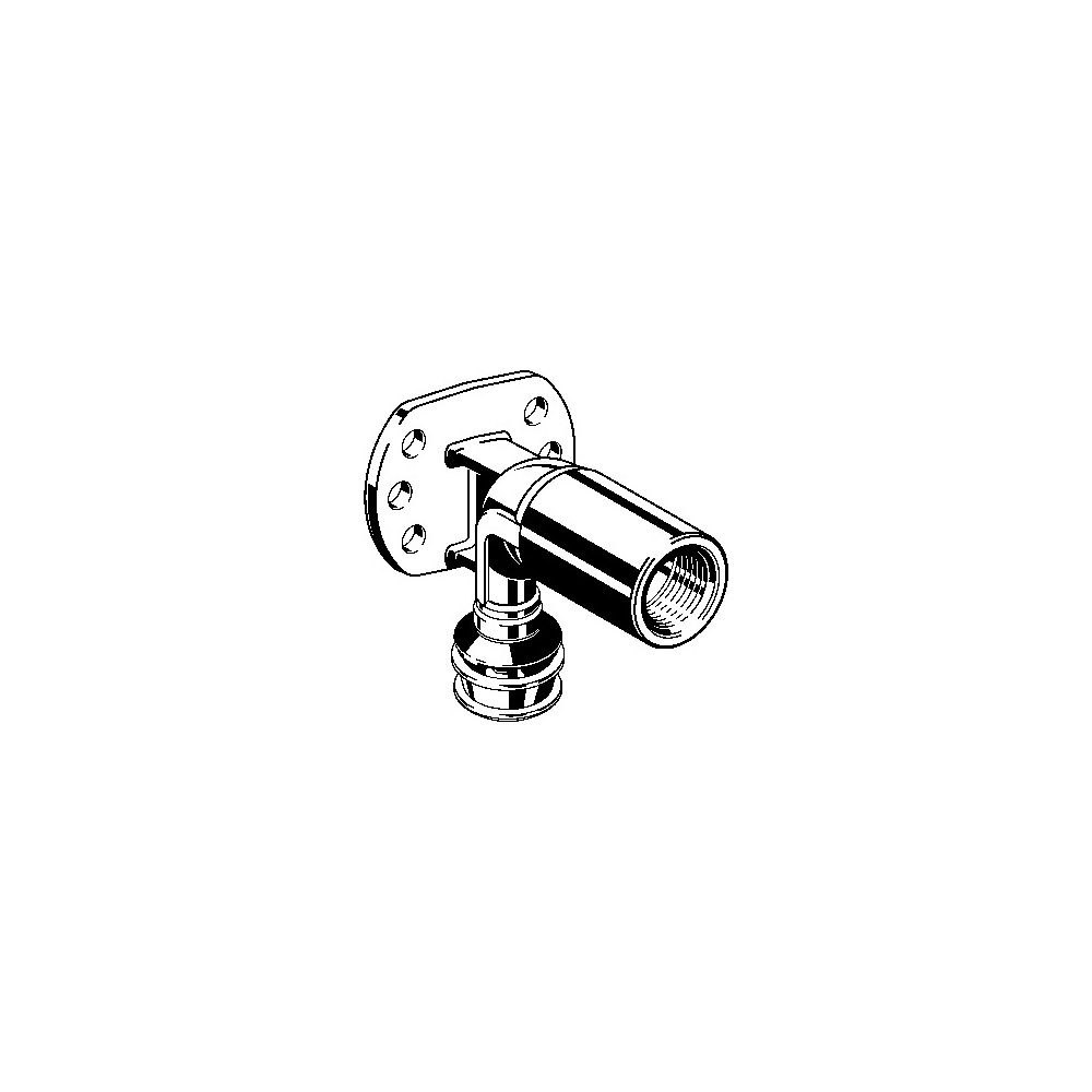 Viega Raxofix Wandscheibe lang mit SC-Contur 5325, d 16 x 1/2" IG, Siliziumbronze... VIEGA-799182 4015211799182 (Abb. 2)