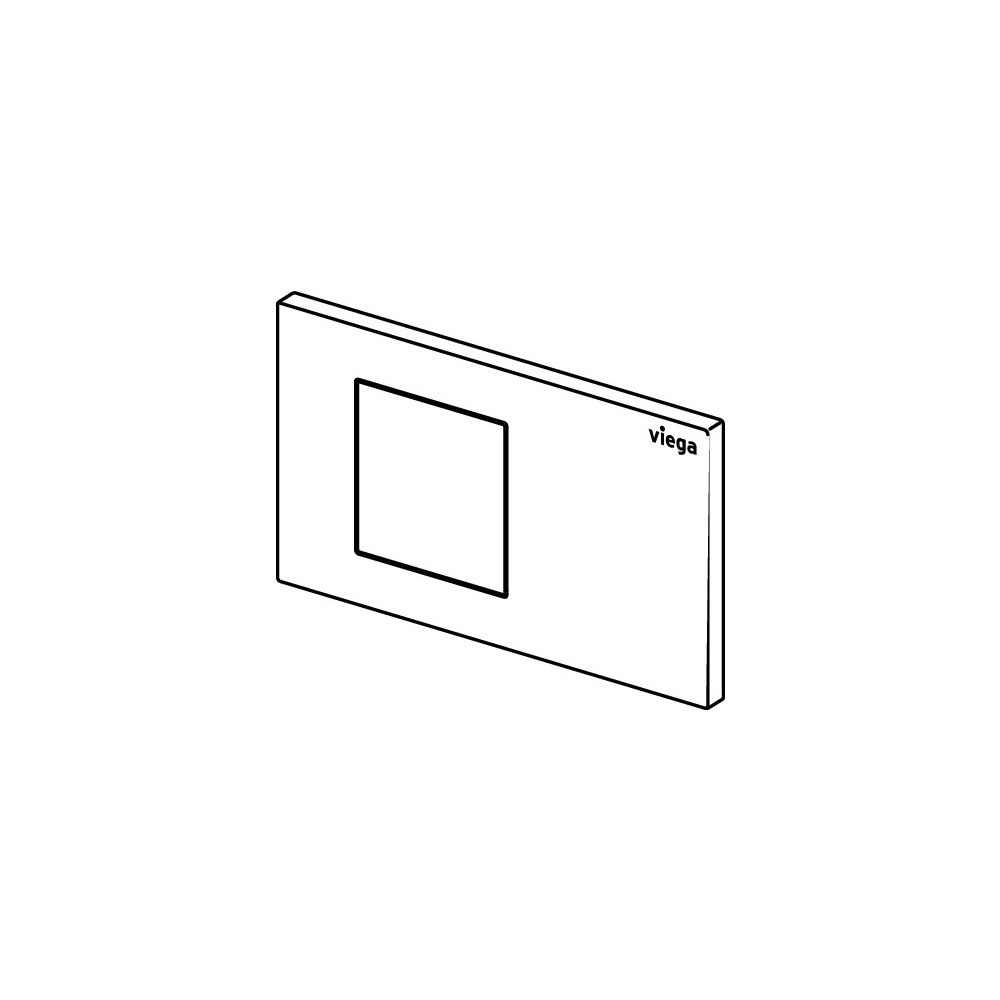 Viega Visign for Public 13 WC-Betätigungsplatte für Prevista 8633.1 Edelstahl gebürstet... VIEGA-831929 4015211831929 (Abb. 4)