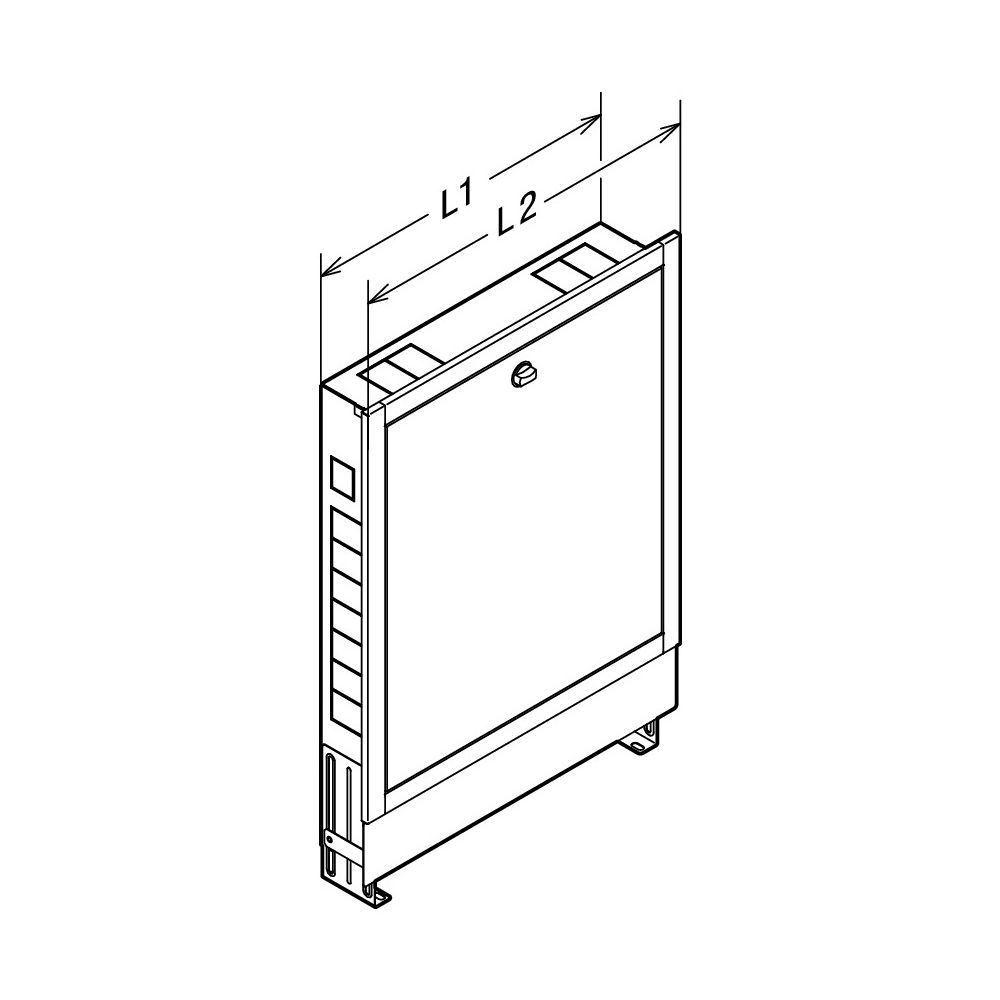 Viega UP Verteilerschrank 1295 für Fonterra-​Flächentemperierung 1010, Typ 700, Einbautie... VIEGA-836528 4015211836528 (Abb. 2)