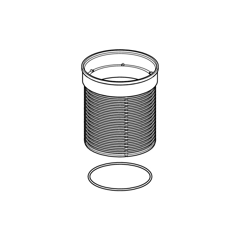 Viega Advantix Höhenausgleichsstück 4947, 40-95mm, d. 100mm, Kunststoff, Grau... VIEGA-111496 4015211111496 (Abb. 2)