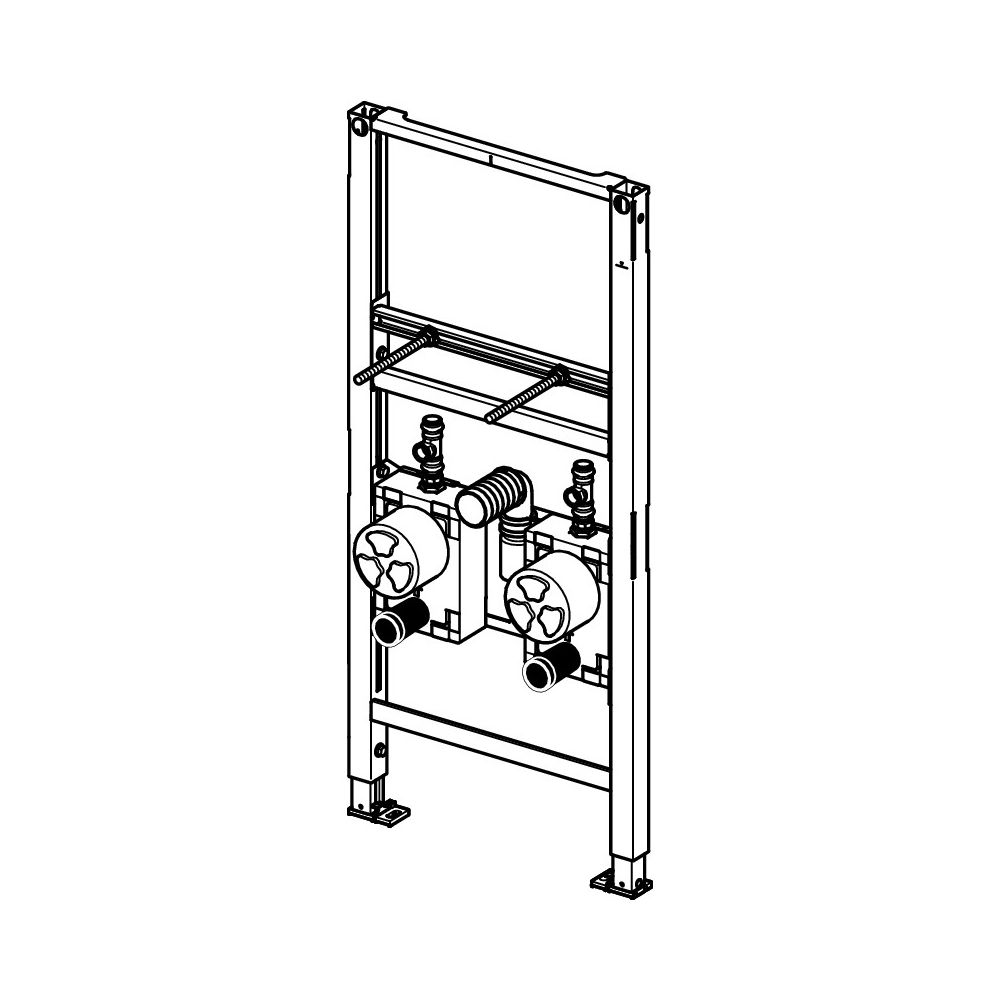 Viega Prevista Dry Waschtisch-Element 8537.32 Unterputz-Wasserzähler EAS Typ ISTA, 1120mm... VIEGA-836665 4015211836665 (Abb. 3)