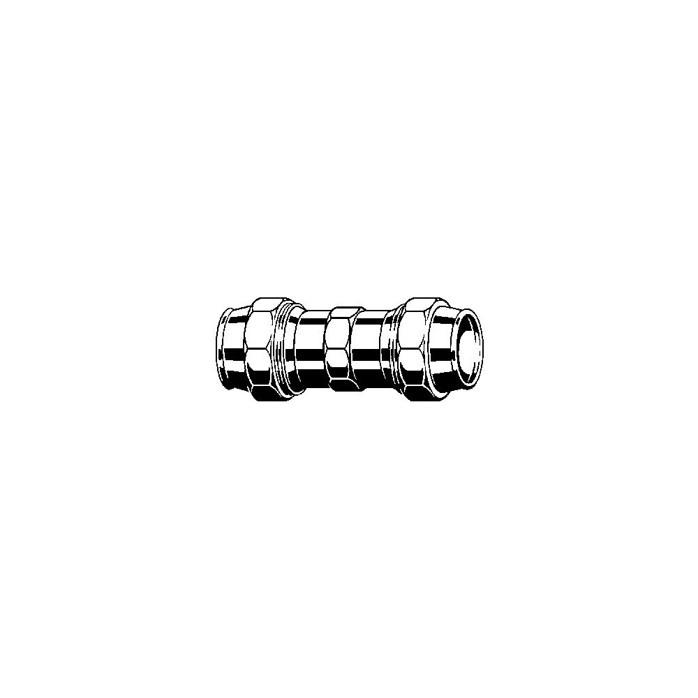 Viega Maxiplex-Reparaturkupplung 9042, d. 50mm, Rotguss... VIEGA-277901 4015211277901 (Abb. 2)