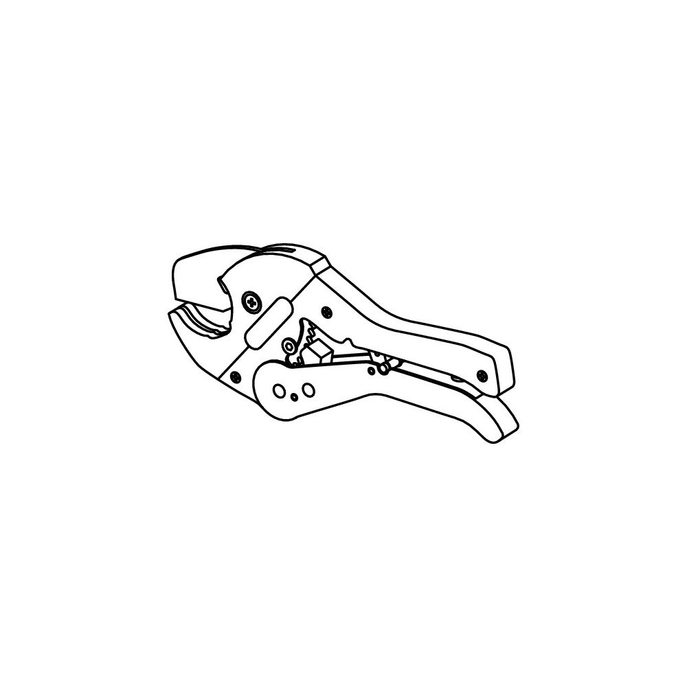 Viega Rohrschere 5341.2 für Kunststoffrohre d. 25-42mm... VIEGA-835989 4015211835989 (Abb. 2)